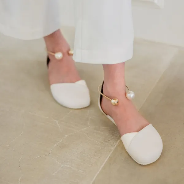 Barefoot sandále POPPY White