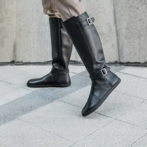 Barefoot vysoké čižmy GLAM Black