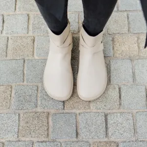 Barefoot členkové čižmy DIVINE Vanilla