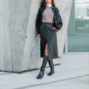 Barefoot vysoké čižmy GLAM Black