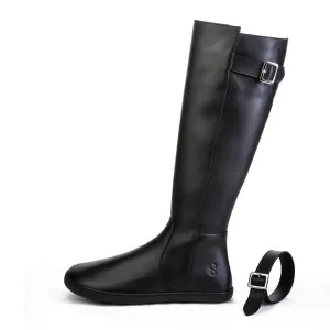 Barefoot vysoké čižmy GLAM Black