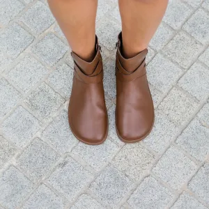 Barefoot členkové čižmy DIVINE Brown