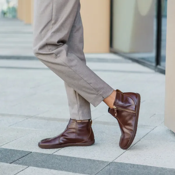 Barefoot členkové čižmy IVY 2.0 Brown
