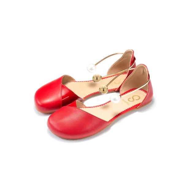 Barefoot sandále POPPY Cherry