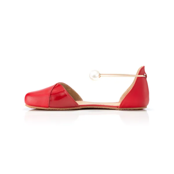 Barefoot sandále POPPY Cherry