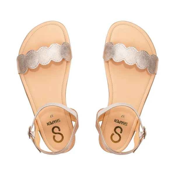 Barefoot sandále JASMINE Rose Gold