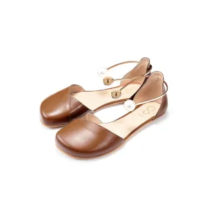 Barefoot sandále POPPY Cognac