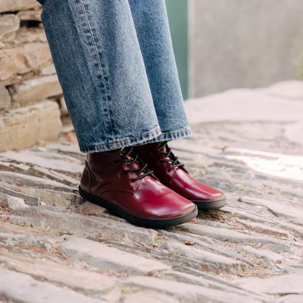Barefoot čižmy MAVERICK Bordeaux