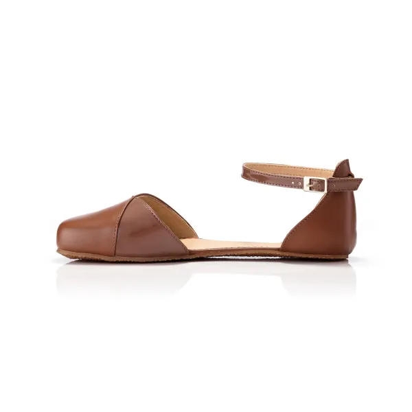 Barefoot sandále POPPY Cognac