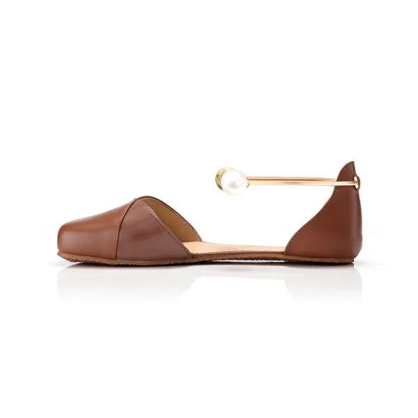 Barefoot sandále POPPY Cognac