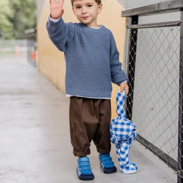 Detské barefoot čižmy URBANEER Mini, Blue