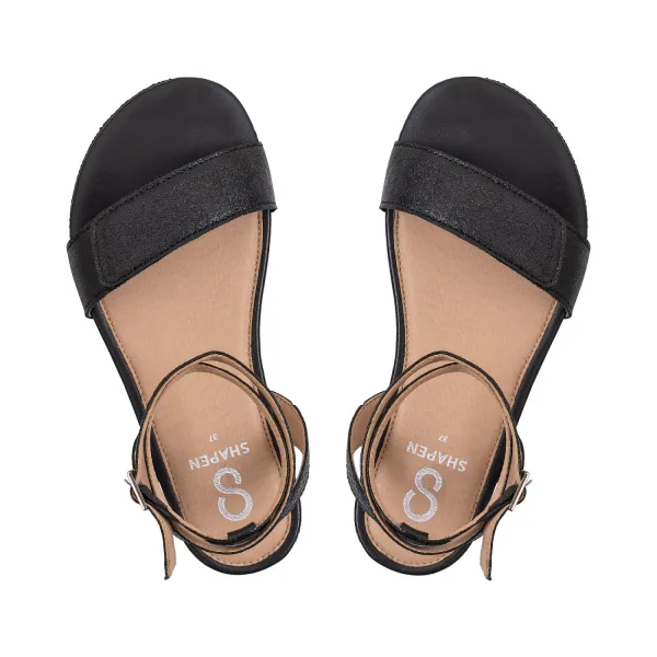 Barefoot sandále DAISY 2.0 Black Crackle