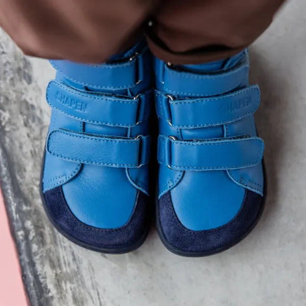 Detské barefoot čižmy URBANEER Mini, Blue