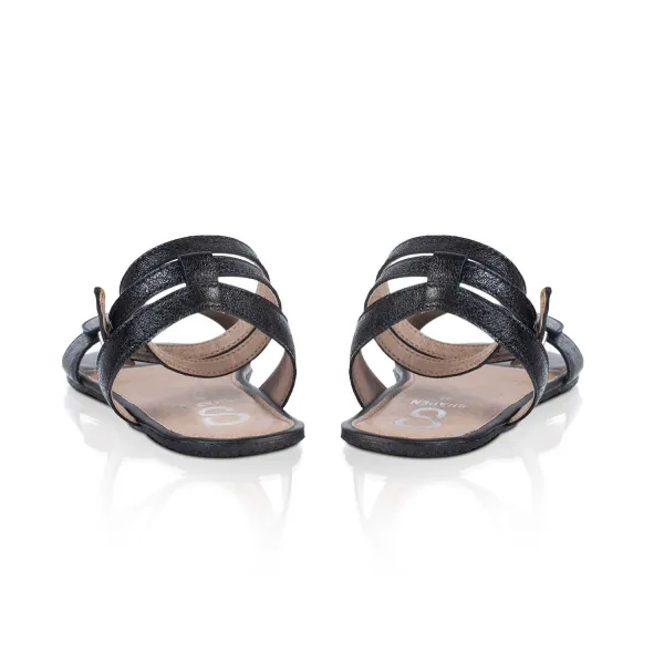 Barefoot sandále DAISY 2.0 Black Crackle