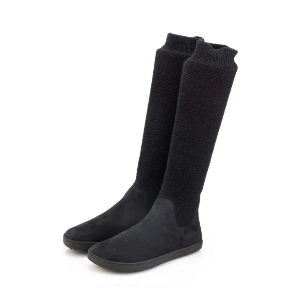 Barefoot čižmy KNITTY Black