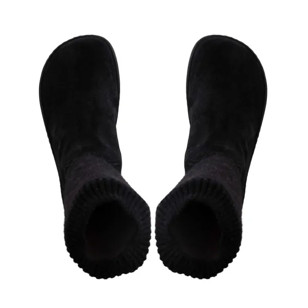 Barefoot čižmy KNITTY Black