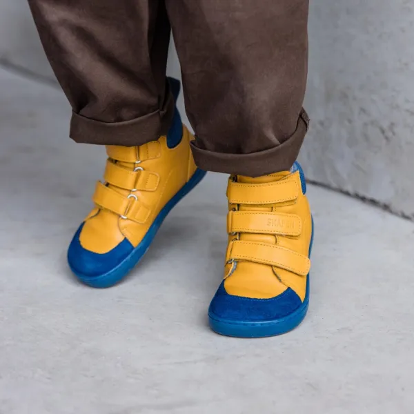 Detské barefoot čižmy URBANEER Mini, Yellow