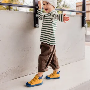 Detské barefoot čižmy URBANEER Mini, Yellow