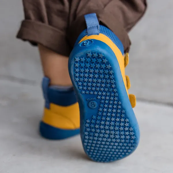 Detské barefoot čižmy URBANEER Mini, Yellow