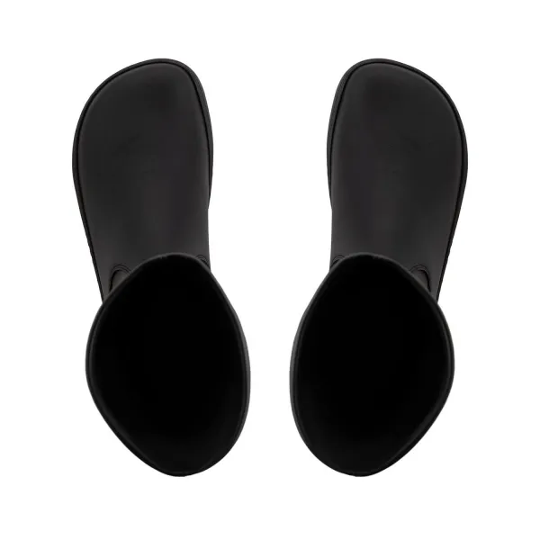 Barefoot vysoké čižmy STRETCHY Black vegan