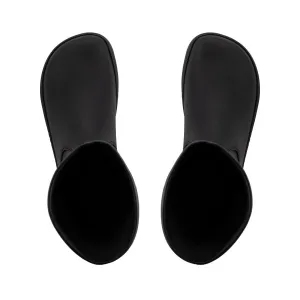 Barefoot vysoké čižmy STRETCHY Black vegan