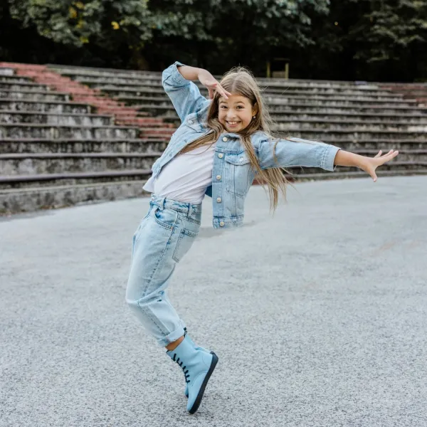 Detské barefoot čižmy MAVERICK Mini, Baby Blue