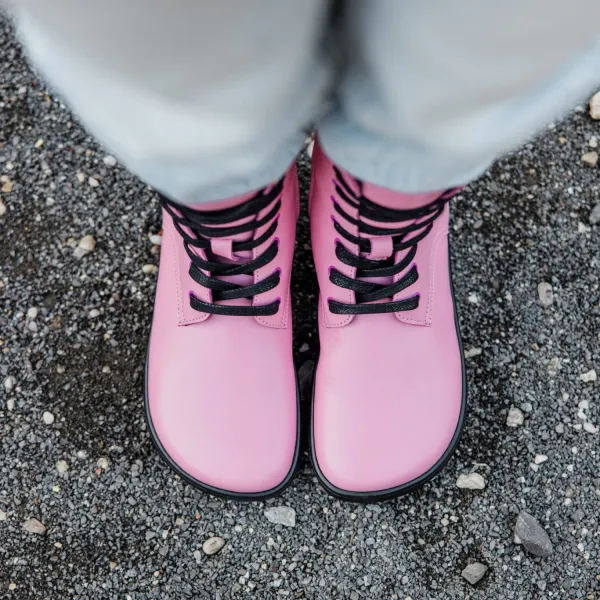Detské barefoot čižmy MAVERICK Mini, Baby Pink