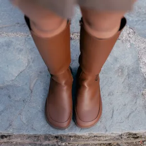 Barefoot vysoké čižmy HARPER Brown