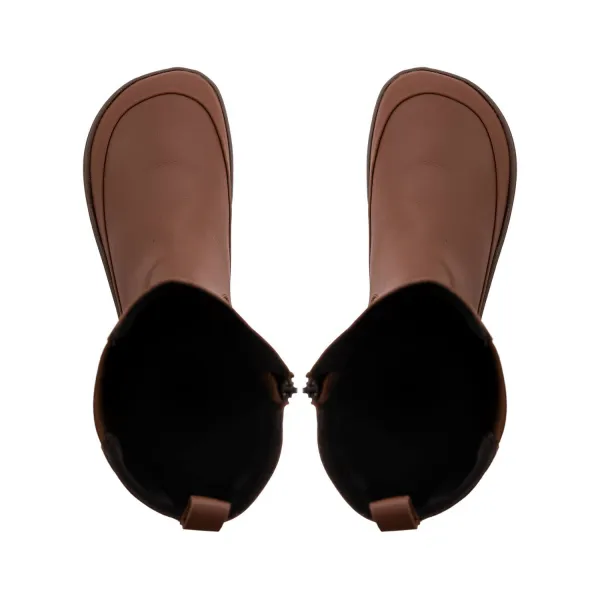 Barefoot vysoké čižmy HARPER Brown