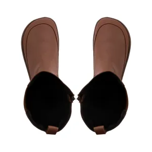 Barefoot vysoké čižmy HARPER Brown