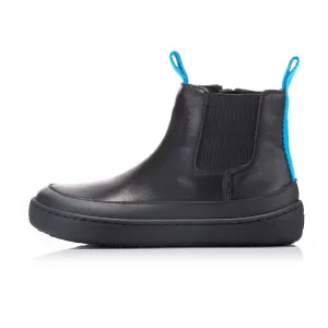 Detské barefoot Chelsea čižmy VICTORY Mini, Black & Blue