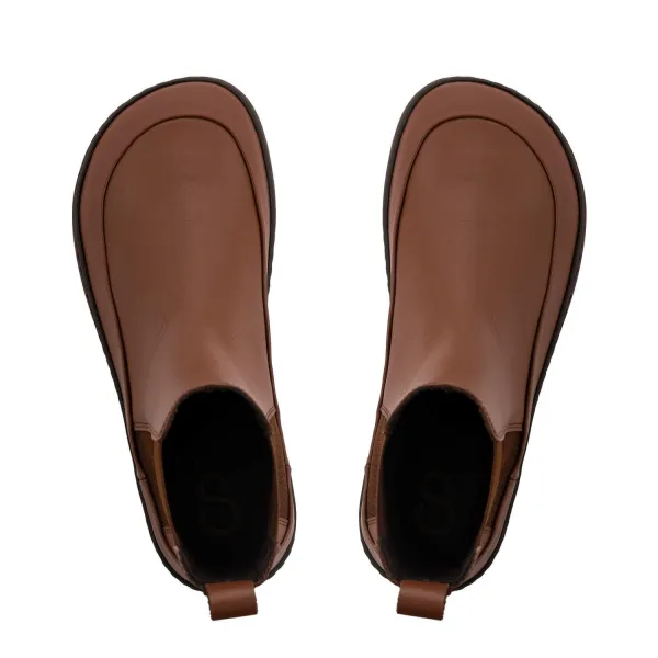 Barefoot Chelsea čižmy VICTORY Brown