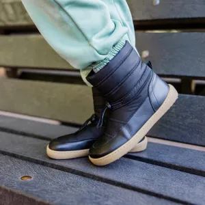 Detské barefoot čižmy FROSTY Mini, Black