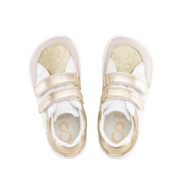 Detské barefoot tenisky CHARM Mini, Light Gold