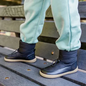 Detské barefoot čižmy FROSTY Mini, Black