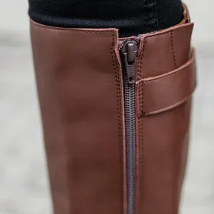 Barefoot vysoké čižmy GLAM Brown