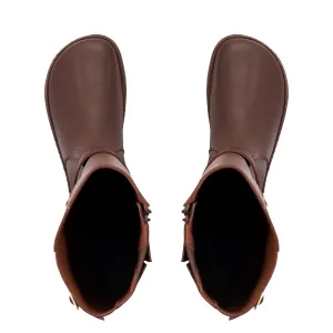 Barefoot vysoké čižmy GLAM Brown