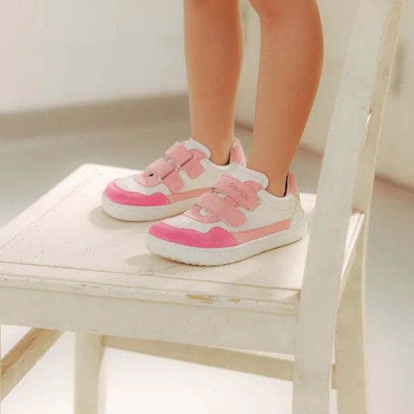 Detské barefoot tenisky RE:WIND Mini, Pink