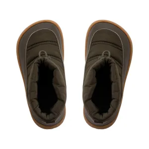 Detské barefoot čižmy FROSTY Mini, Olive