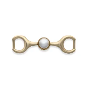 Ozdoby na mokasíny Gold pearl
