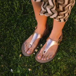 Barefoot sandále NOMAD Rose Gold