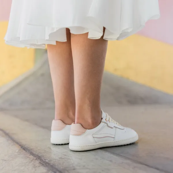 Barefoot tenisky FLOWIN White & Pink
