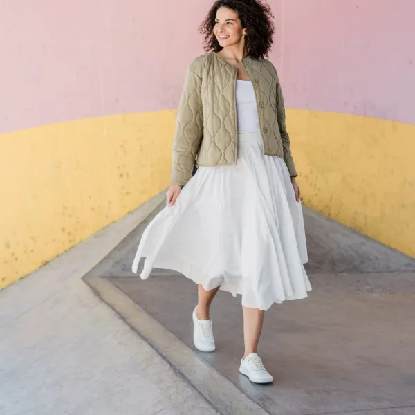 Barefoot tenisky FLOWIN White & Pink
