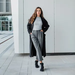 Barefoot členkové čižmy FLUFFY 2.0 Black