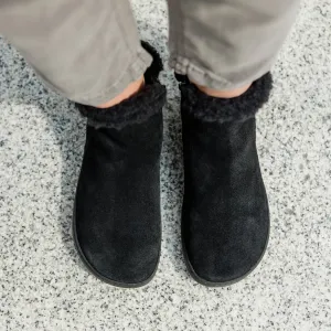 Barefoot členkové čižmy FLUFFY 2.0 Black