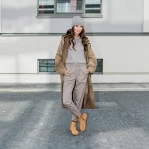 Barefoot členkové čižmy FLUFFY 2.0 Brown
