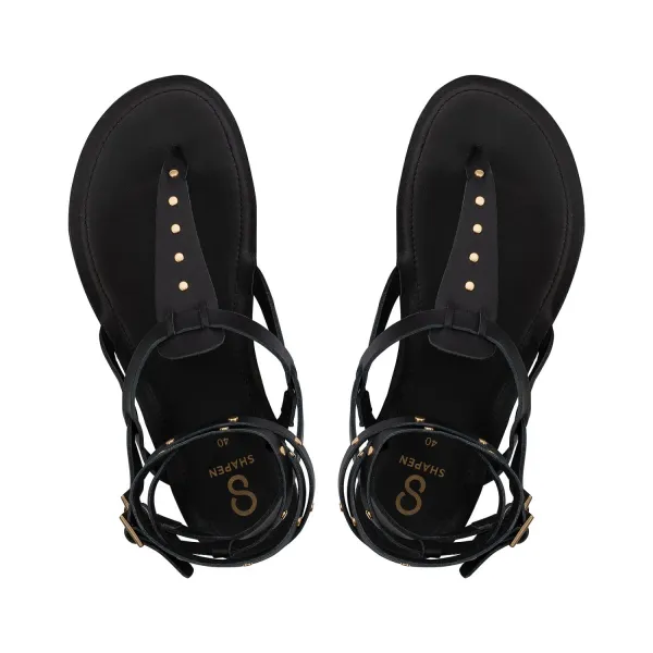 Barefoot sandále CALIOPE Black