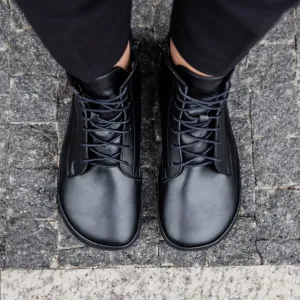 Barefoot topánky COZY 2.0 Smooth Black