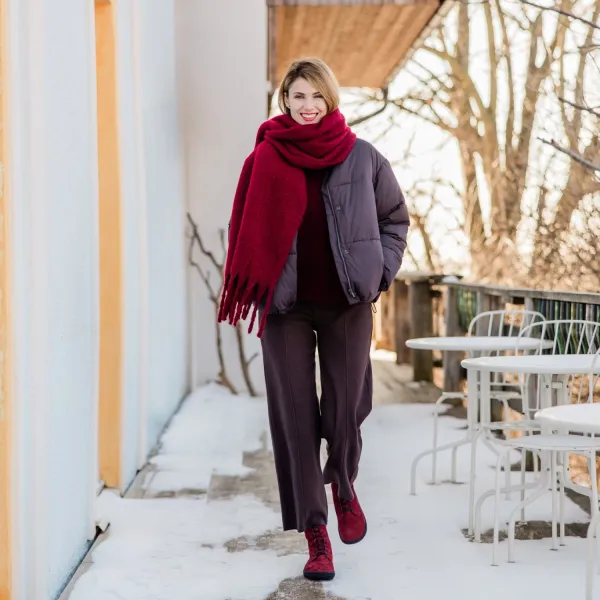 Barefoot topánky COZY 2.0 Bordeaux