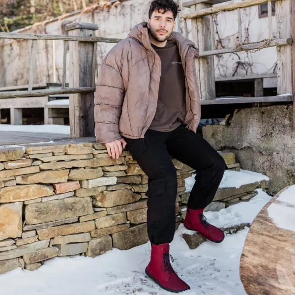 Barefoot topánky COZY 2.0 Bordeaux